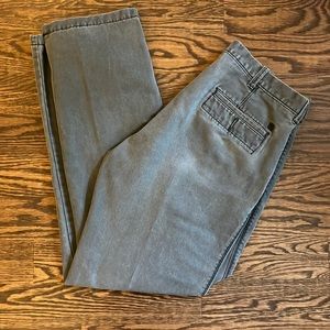 Men’s 33x32 Haggar Co Life Kahaki grey pant